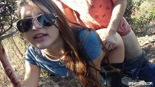 Fucking Cockthirsty Teen On Cliffside - porn video