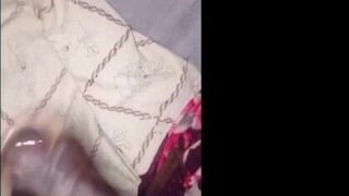 He cums twice after real hard masturbating with his blackest dick in porn - porn video