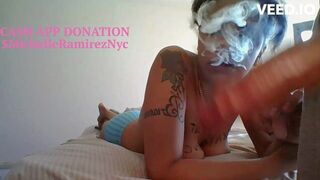 PANTYS COSPLAY BIG DICK BLACK COCK BLOW JOB HUGE MONSTER COCK - porn video