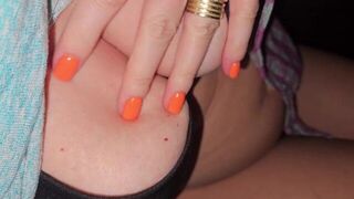 Public blow job from a teen in car - porn video